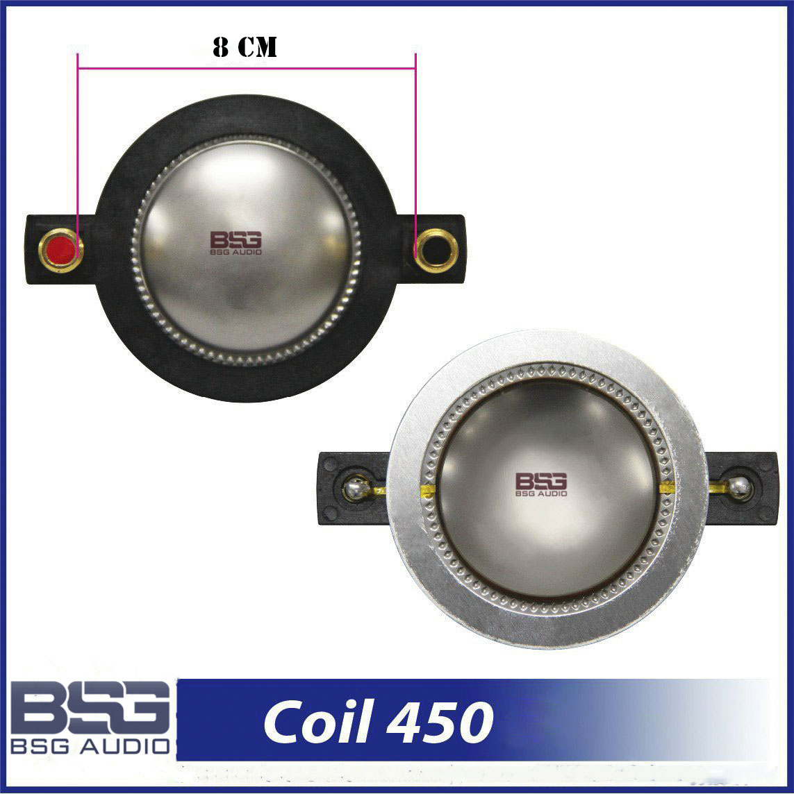 Coil treble kèn 450 rcf màn titan, giá 01 cái