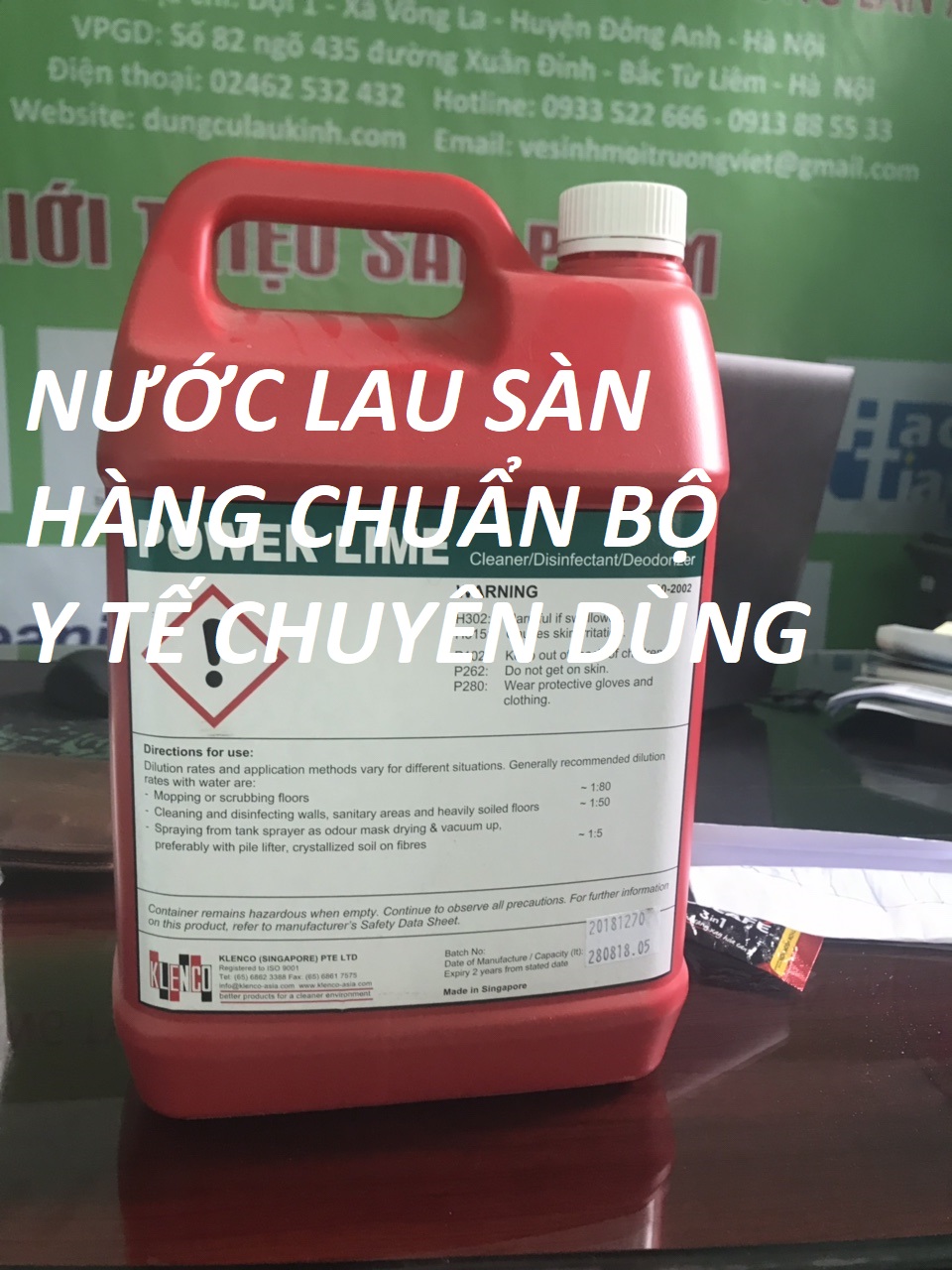 Nước lau sàn BỆNH VIỆN diệt khuẩn khử mùi hôi Power Floral