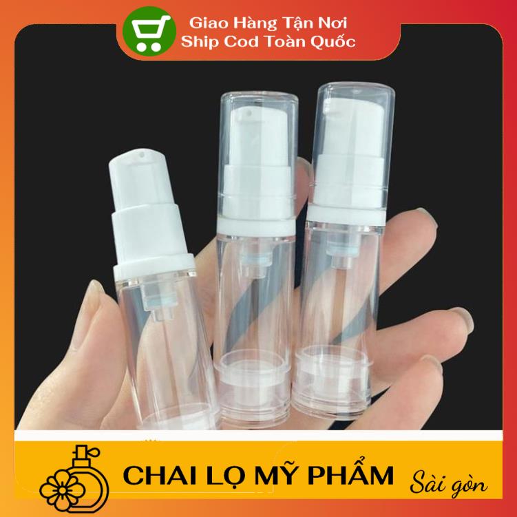 Chai nhựa xịt giọt hút chân không 15ml/30ml/50ml/100ml chiết mỹ phẩm