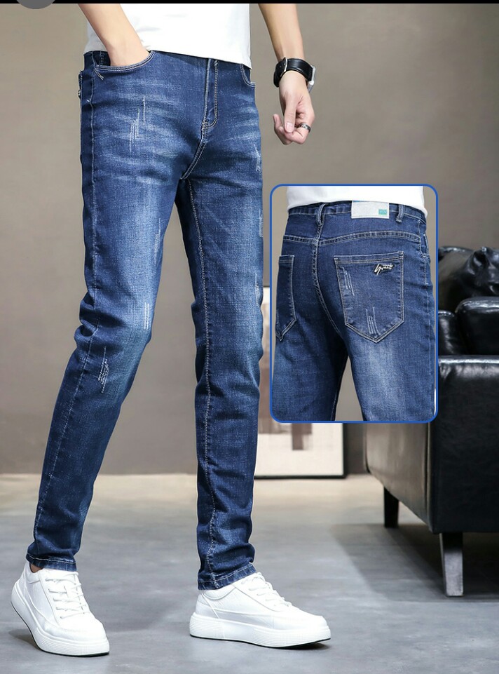 Quần bò nam, QUẦN jeans nam cào nhẹ co giãn dáng ôm skinny.