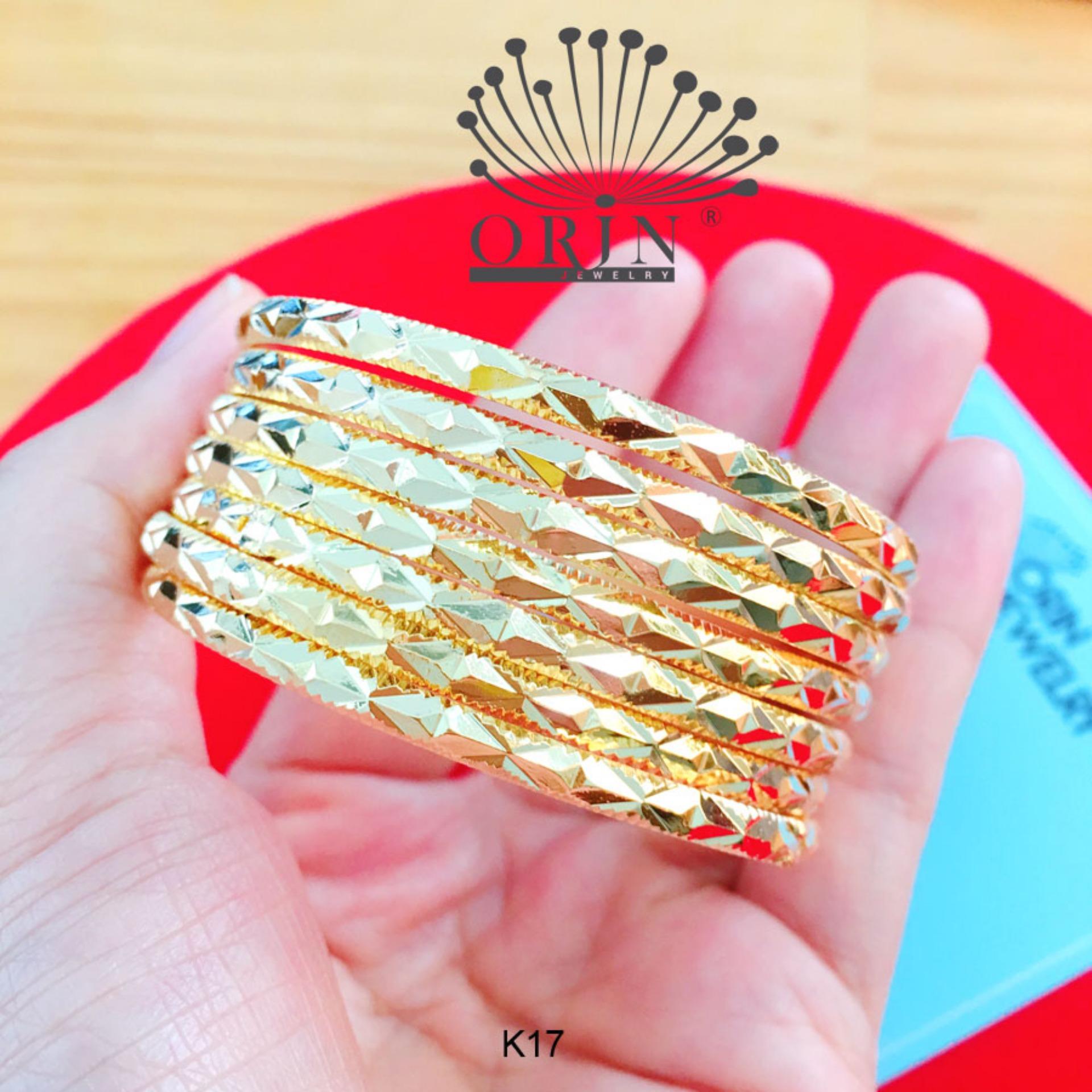 Bộ vòng 7 chiếc vòng ximen nữ có khóa bền màu Orin K17 V2133 - Long Tien