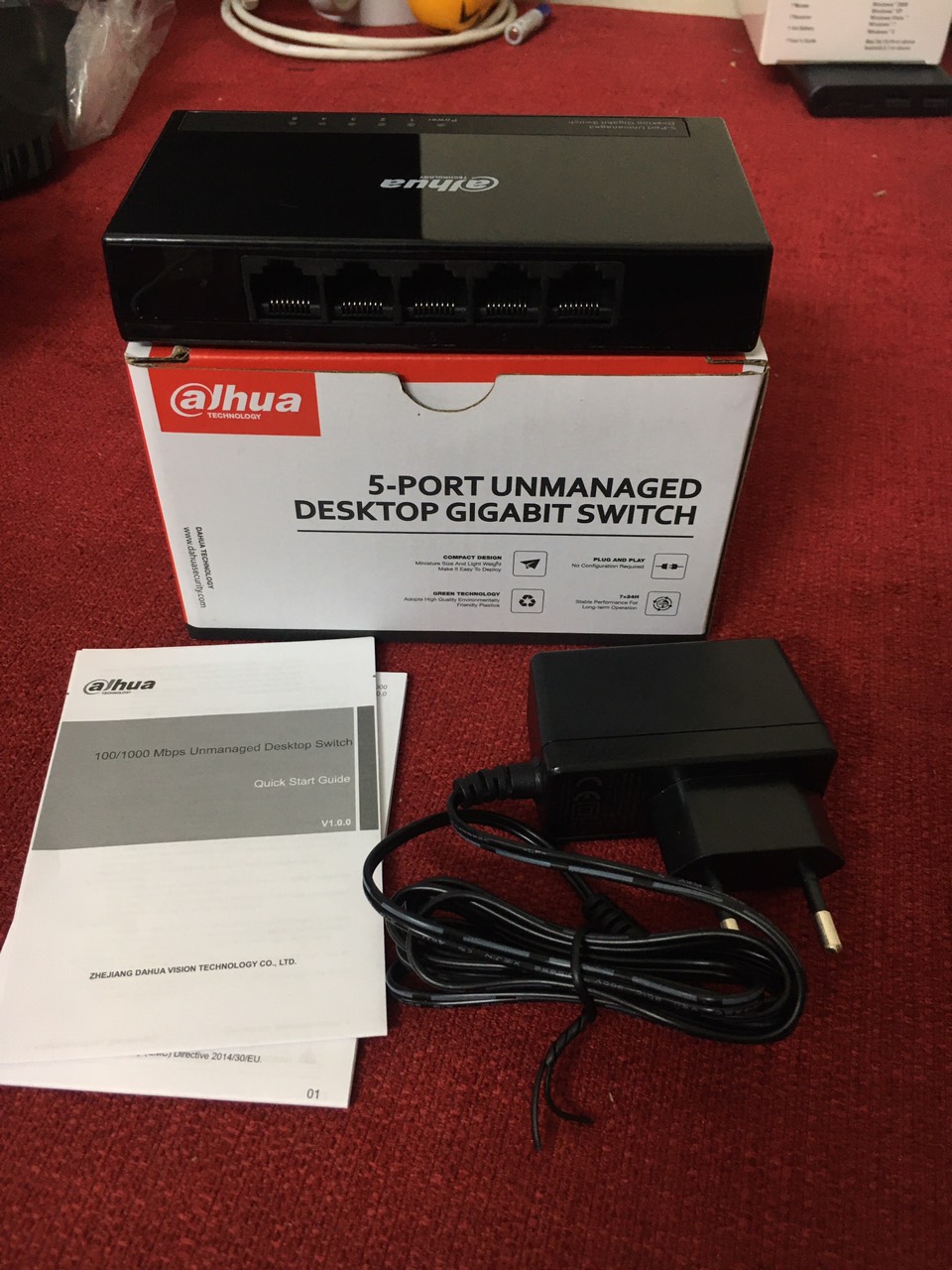 Bộ chia mạng Switch 5, 8 cổng Dahua - Hàng chính hãng