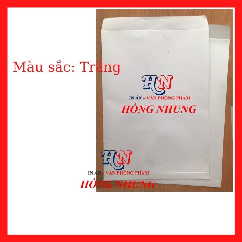 [HCM]Com Bo 10 Cái Bìa Hồ Sơ Trắng Trơn Đựng Tài Liệu Hồ Sơ Khổ F4