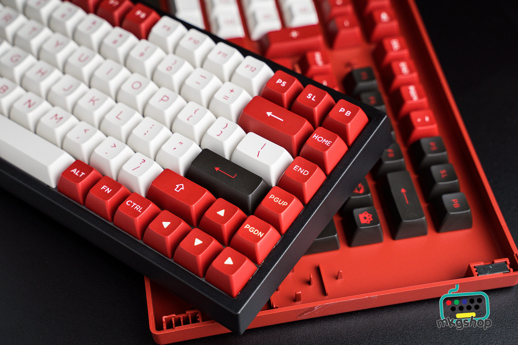 Bộ keycap Akko Chicago ASA PBT doubleshot 158 nút bàn phím cơ