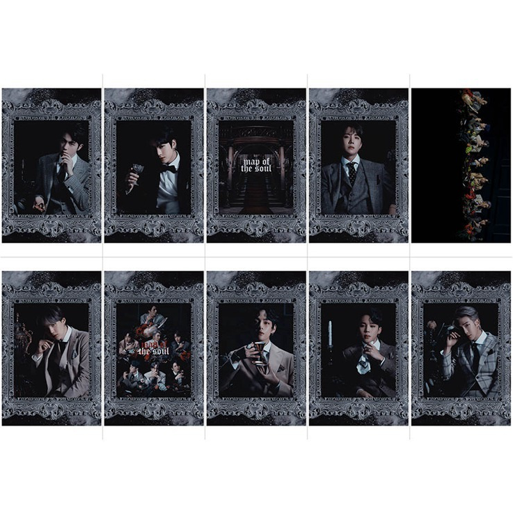 Poster 10 tấm bts map of the soul 7