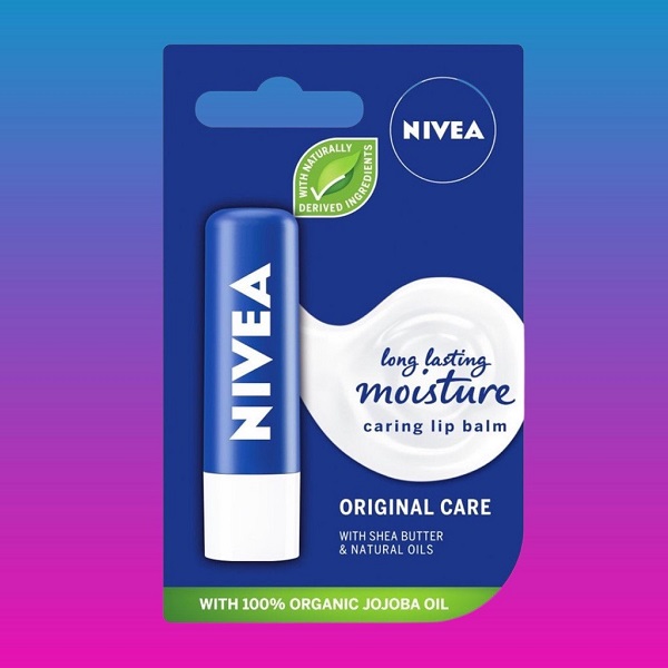 Son dưỡng môi nivea 4.8g dưỡng ẩm chuyên sâu, ngăn tia uv bảo vệ môi giúp môi tươi hồng nivea căng mọng nivea caring lip balm 4.8g