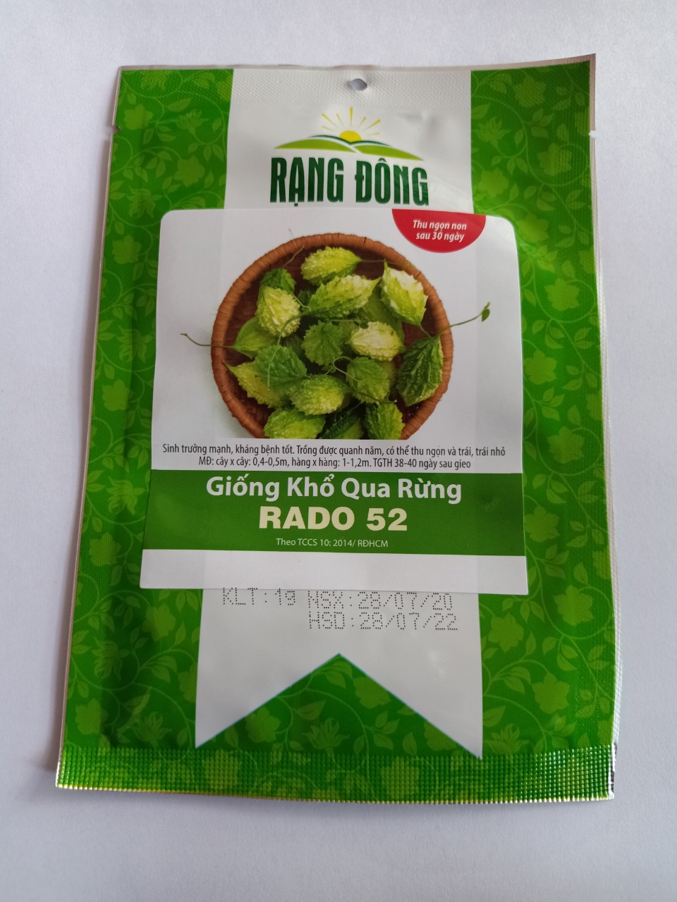 Hạt giống khổ qua rừng Rạng Đông