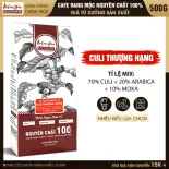 500g Cà Phê Rang Mộc Culi Thượng Hạng KALACOFFEE nguyên chất 100% vị đắng đậm thơm ngọt hậu dùng pha phin ngon
