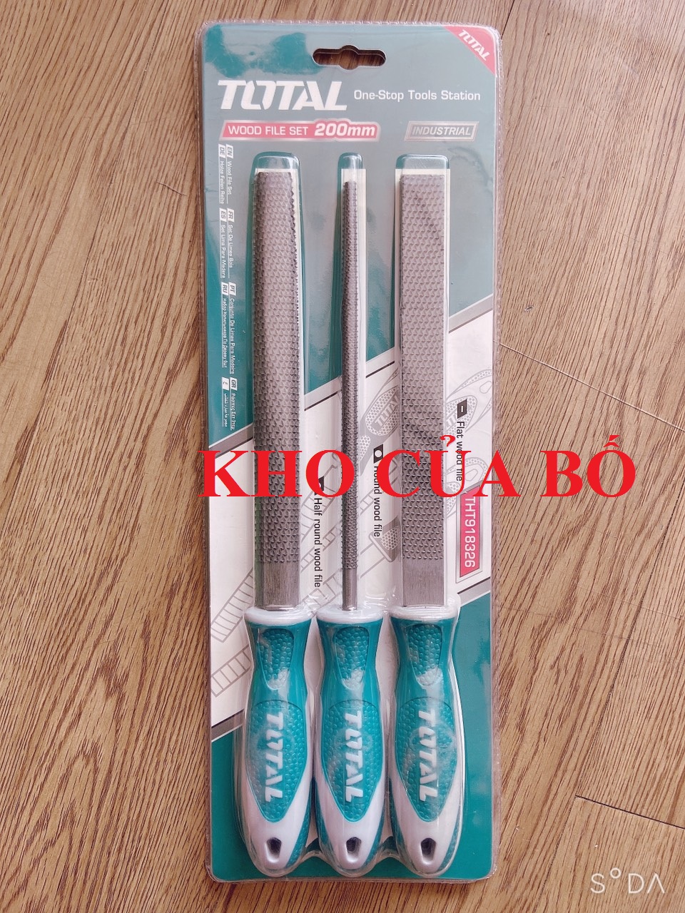 Bộ giũa gỗ total tht918326
