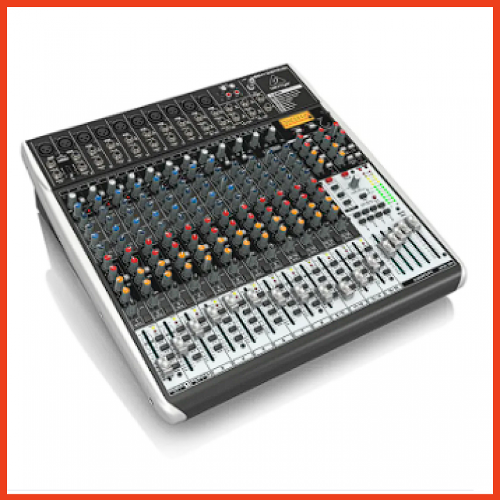 Mixer usb dùng cho pc, laptop, có hiệu ứng âm thanh, 24 cổng | behringer xenyx qx2442usb
