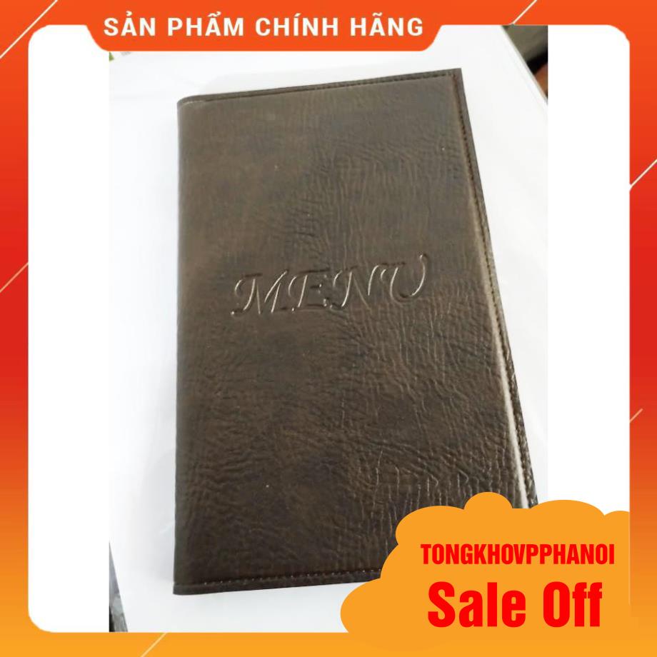quyển menu bìa da cao cấp khổ a4