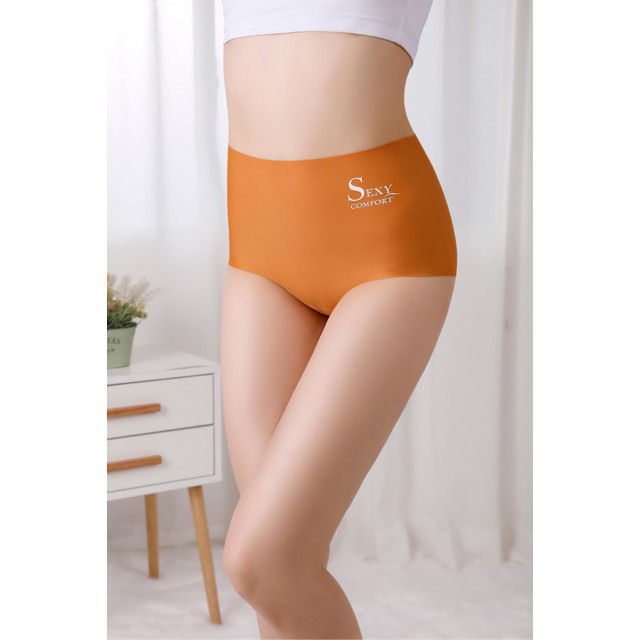 Quần lót nữ su lụa , quần lót cạp cao gen nịt bụng tàng hình - ql gen su sexy
