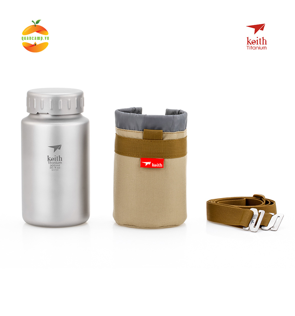 Bình đựng nước titanium keith ti3035 900ml