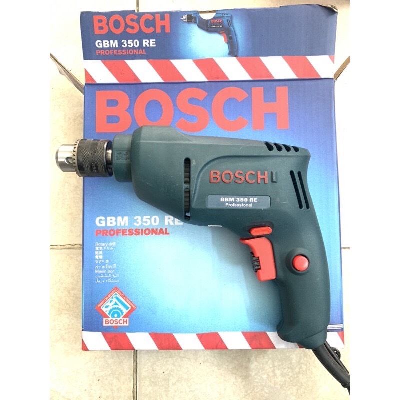 Máy khoan sắt gỗ đầu 10mm bosh có chỉnh tốc độ tiện dụng - máy khoan cầm tay nhỏ 350w ruột đồng