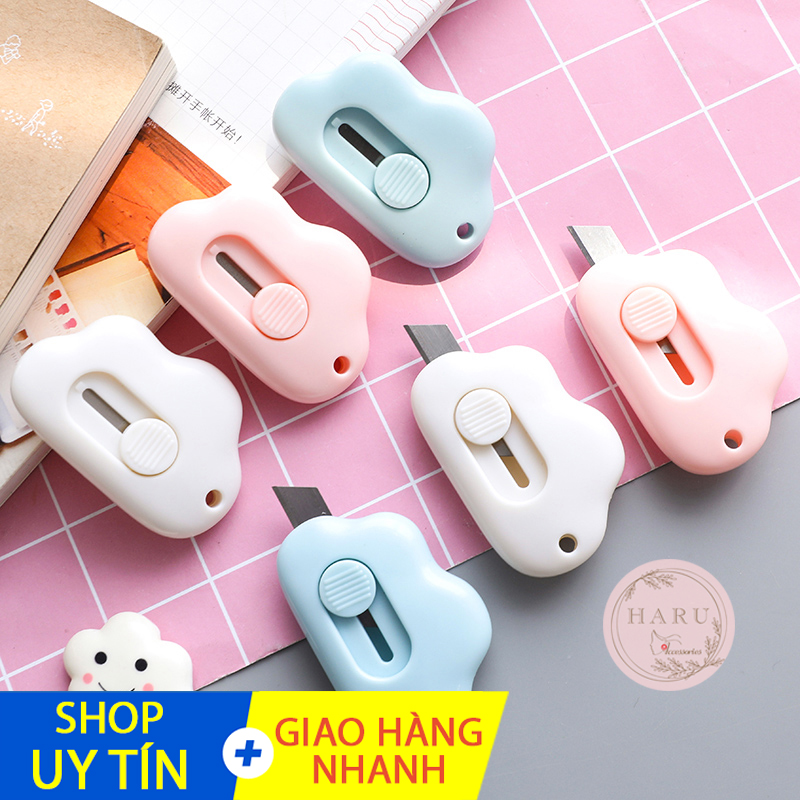 Dao dọc giấy mini hình đám mây cute Haru