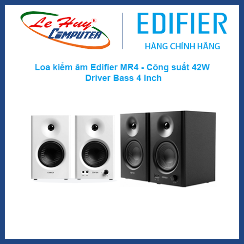 Loa kiểm âm Edifier MR4 2.0 Công suất 42W Driver Bass 4 Inch