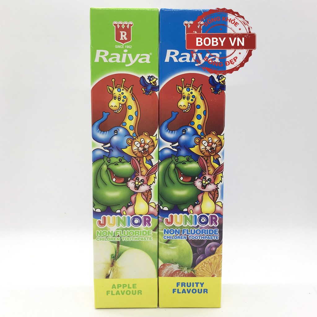 Kem đánh răng trẻ em raiya - hương dâu 75g