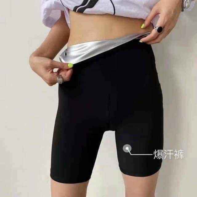 Quần sinh nhiệt tan mỡ dáng lửng cao cấp giúp sinh nhiệt tan mỡ bụng hông đùi