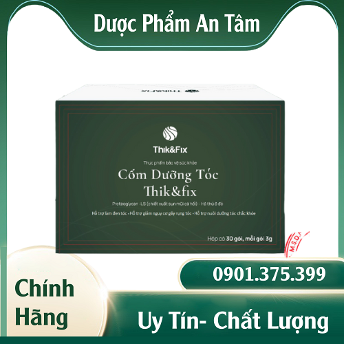 Cốm Uống Thik & Fix - Mọc Tóc Phong Cách Nhật Bản - Cốm Dưỡng Tóc THIK&FIX - Hỗ Trợ Làm Đen Tóc