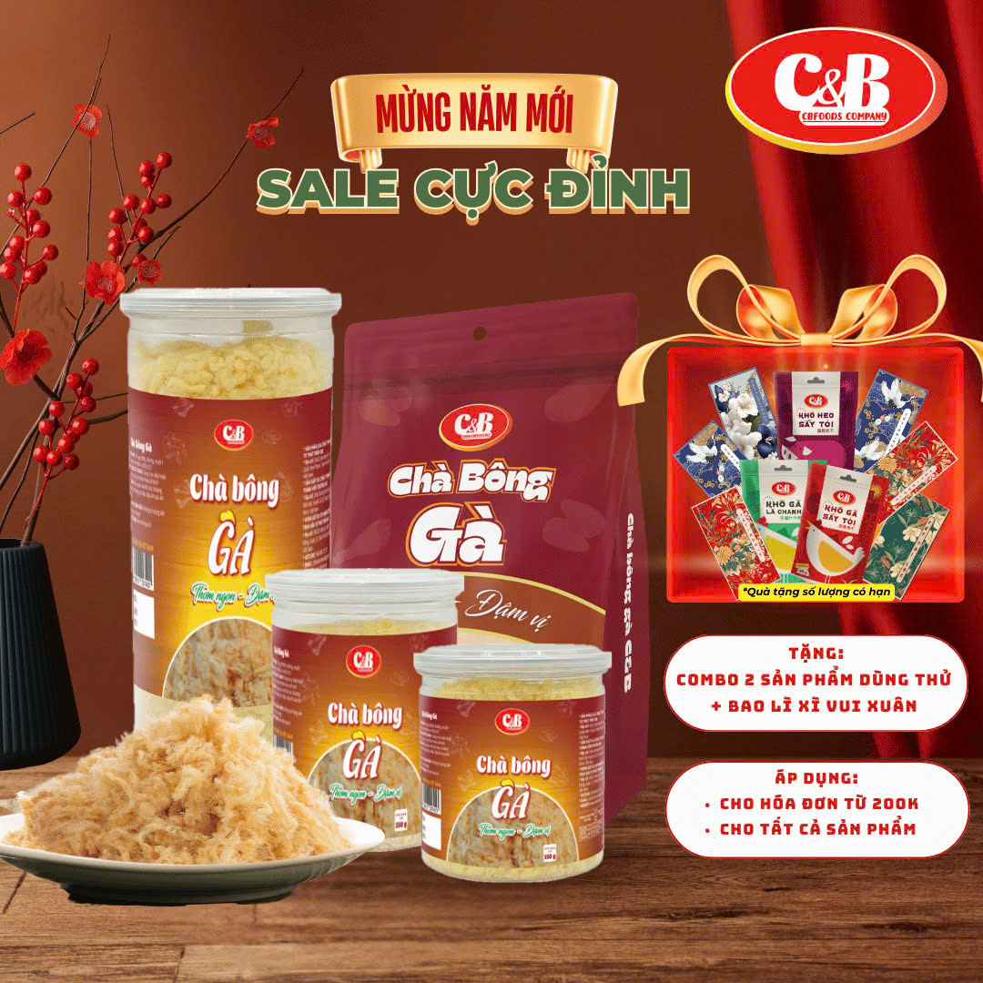 CHÀ BÔNG - RUỐC GÀ C&B (Tươi ngon - Đậm vị)