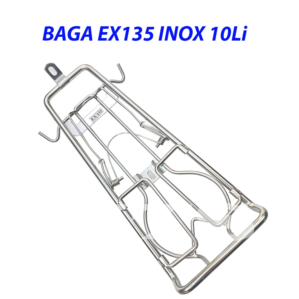 Baga giữa gắn cho exciter 135 5 số các đời 2011-2014 inox 10li dày chắc chắn mts