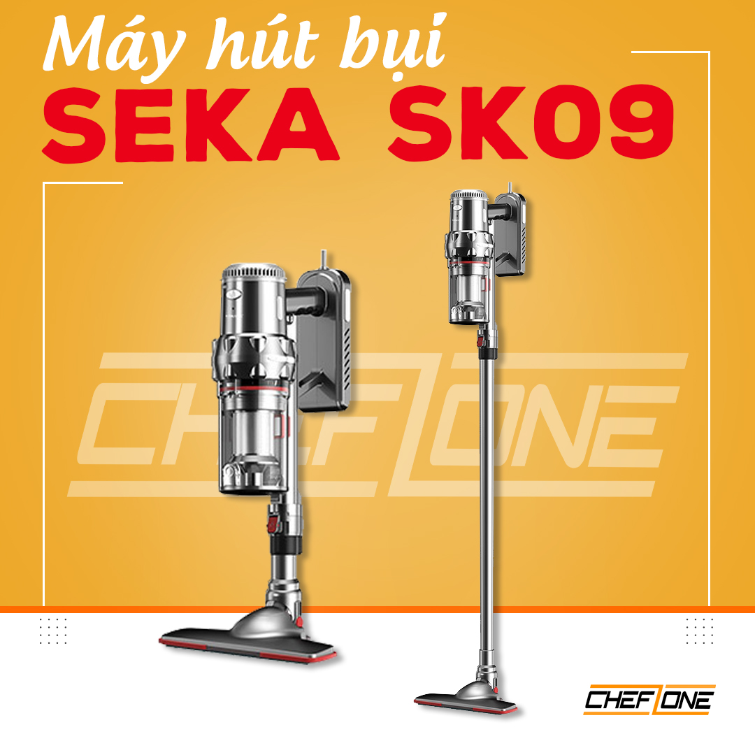 Máy hút bụi tự động seka sk09, công suất 2000w, lực hút 20.000pa, máy hút bụi có dây, hút bụi nhà cửa, giường nệm, ô tô