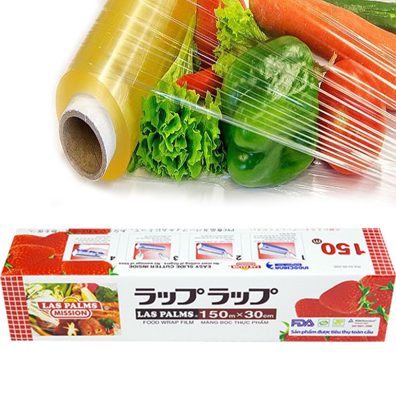 Màng bọc thực phẩm PVC tự hủy sinh học  chính hãng công ty Đông Dướng Sài Gòn - Màng bọc thực phẩm cao cấp 30cm x150M