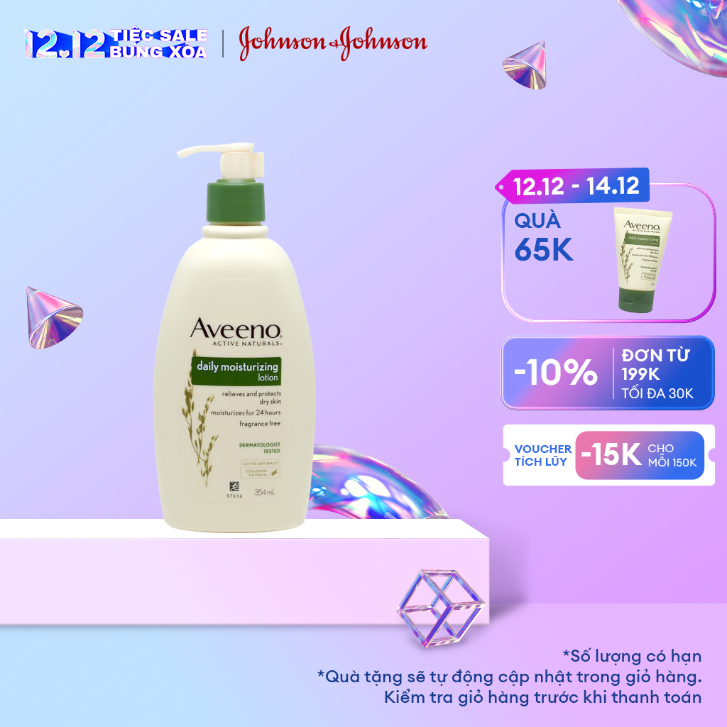 Sữa dưỡng thể Aveeno giữ ẩm hàng ngày 354ml - 101016748