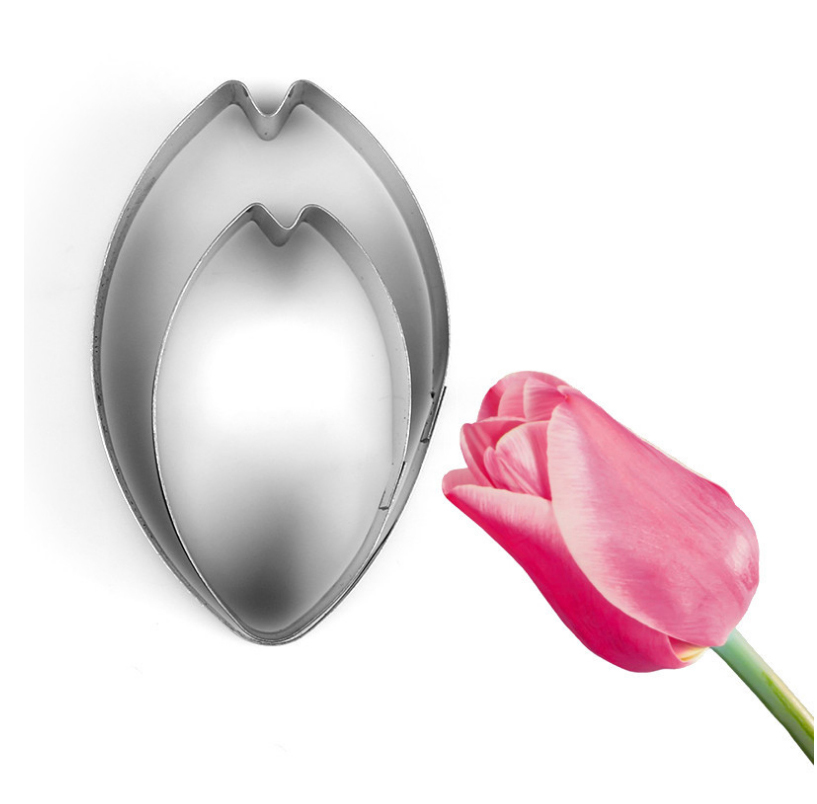 Nguyên liệu làm hoa đất sét - khuôn hoa tulip hà lan, hoa đường, xôi hoa đậu, fondant