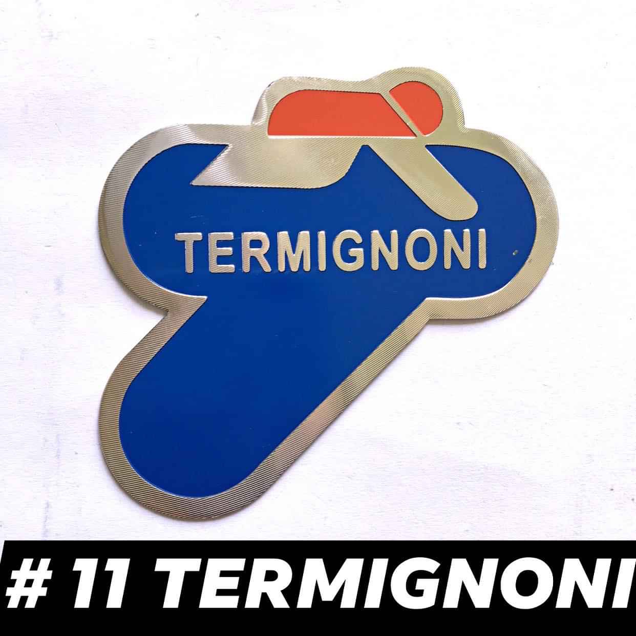 Tem nhôm dán pô xe ống xả TERMIGNONI #11