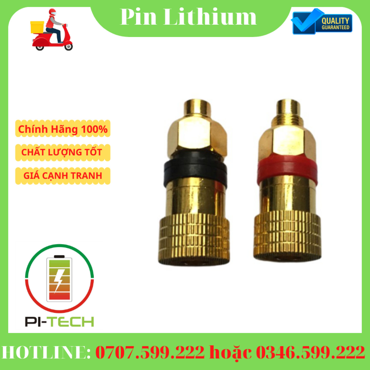 Cọc Bình Bằng Đồng Nguyên Chất (1 cặp) 14