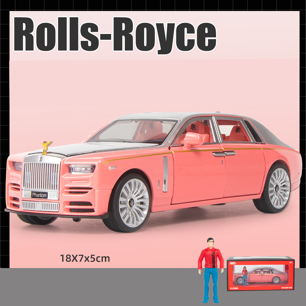 Rolls Royce Phantom Xe mô hình kim loại hãng Black Mamba tỷ lệ 1 32