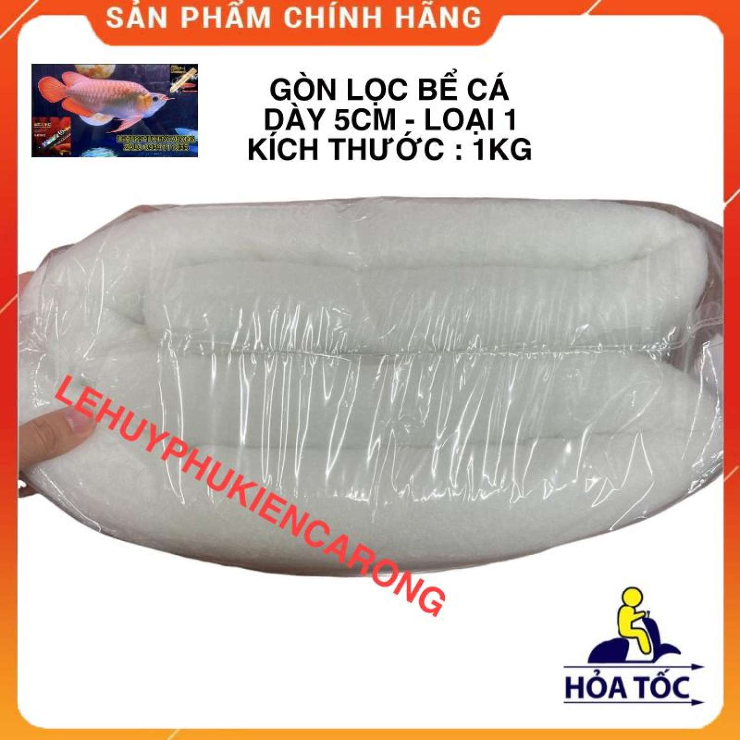 "hoàn tiền đến 10%" bông lọc nước hồ cá , bông lọc kg, gòn lọc nước bể cá