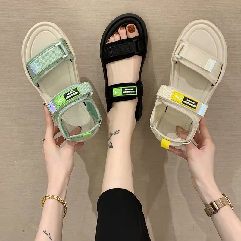 SANDAL NỮ CHỮ FIN 3 MÀU