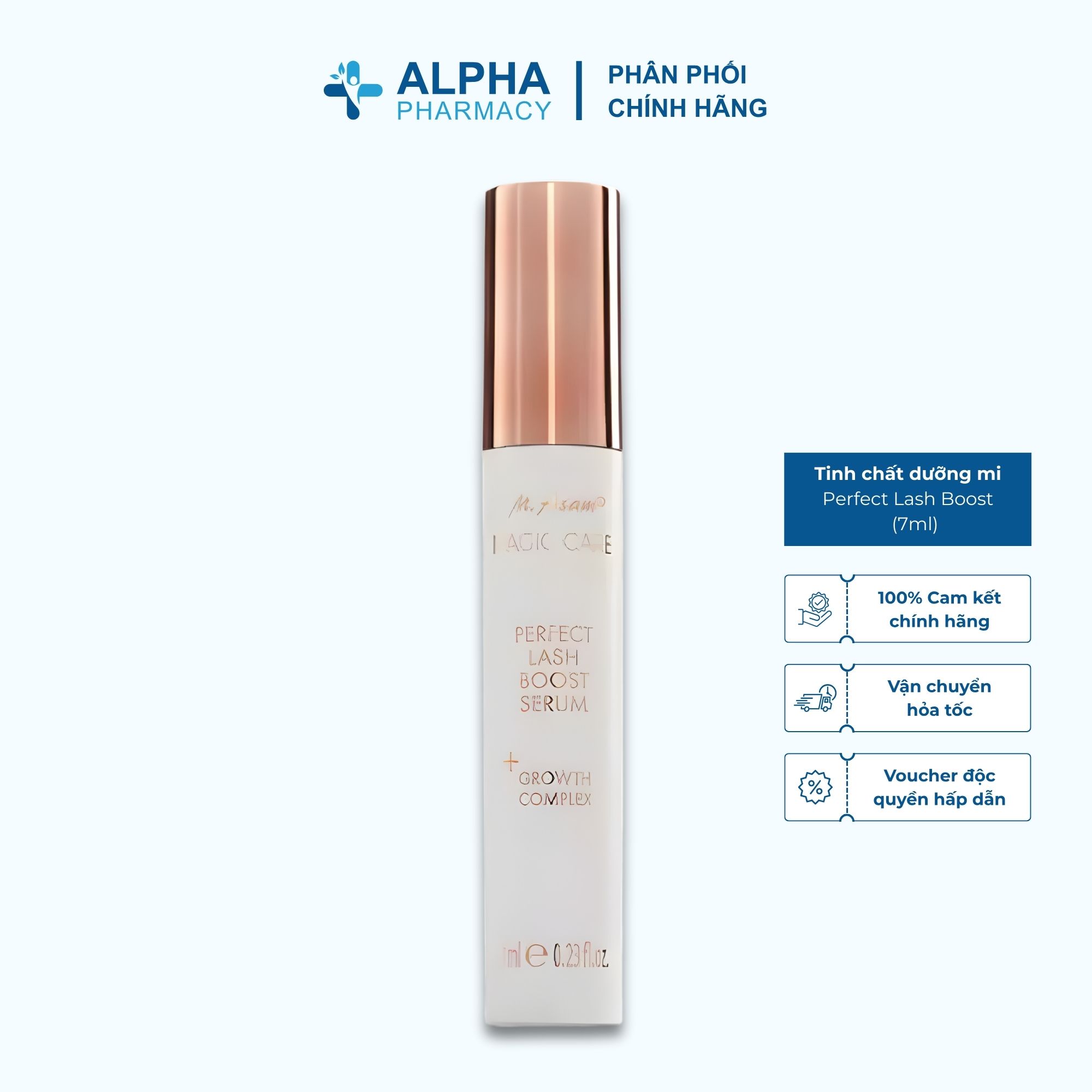M. Asam Magic Care Perfect Lash Boost Serum Stimulates Eyelash Growth Long, Thick, Curved, Strong and Healthy - 7ml