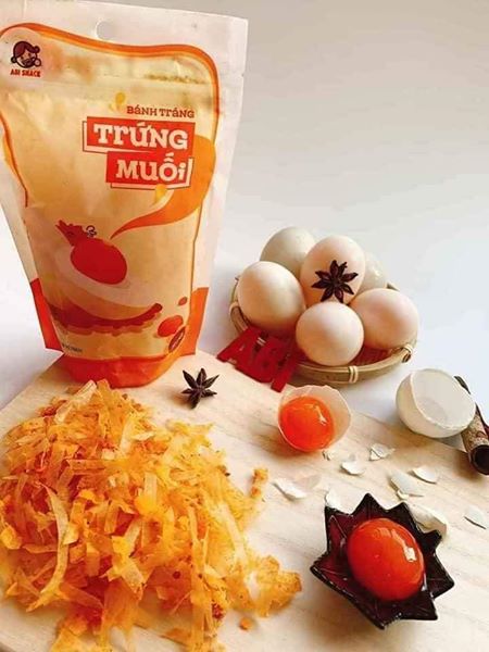 Bánh tráng trứng muối Abi