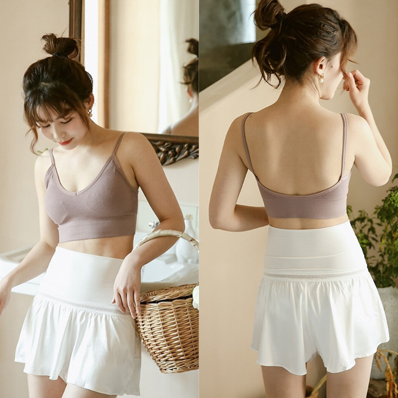 Áo bra gân tăm hở lưng sexy (áo tập gym  áo tập yoga  áo đi bơi  áo lót nữ sexy áo ngực nữ ) - HIN Fashion Br03