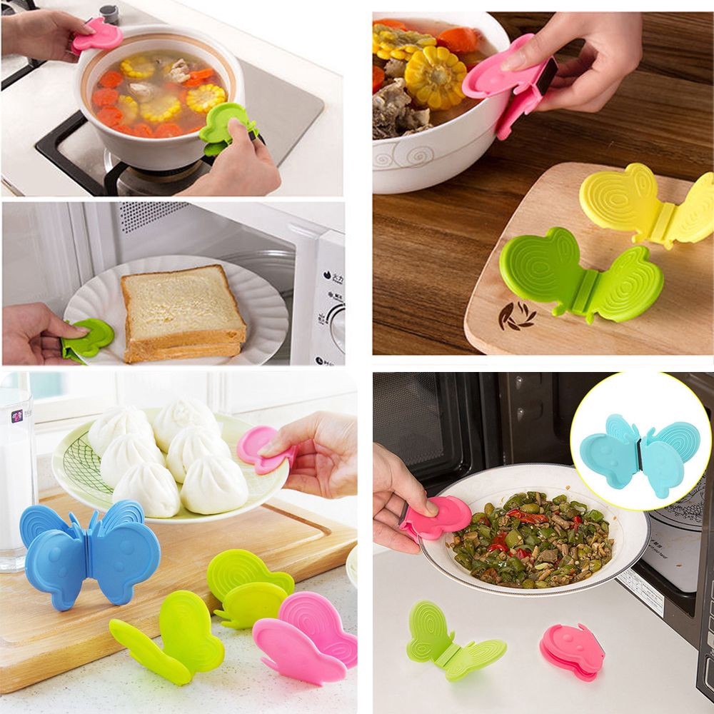 Combo 2 miếng bắc nồi silicon chống bỏng, chống trượt PUPU KIDS SHOP