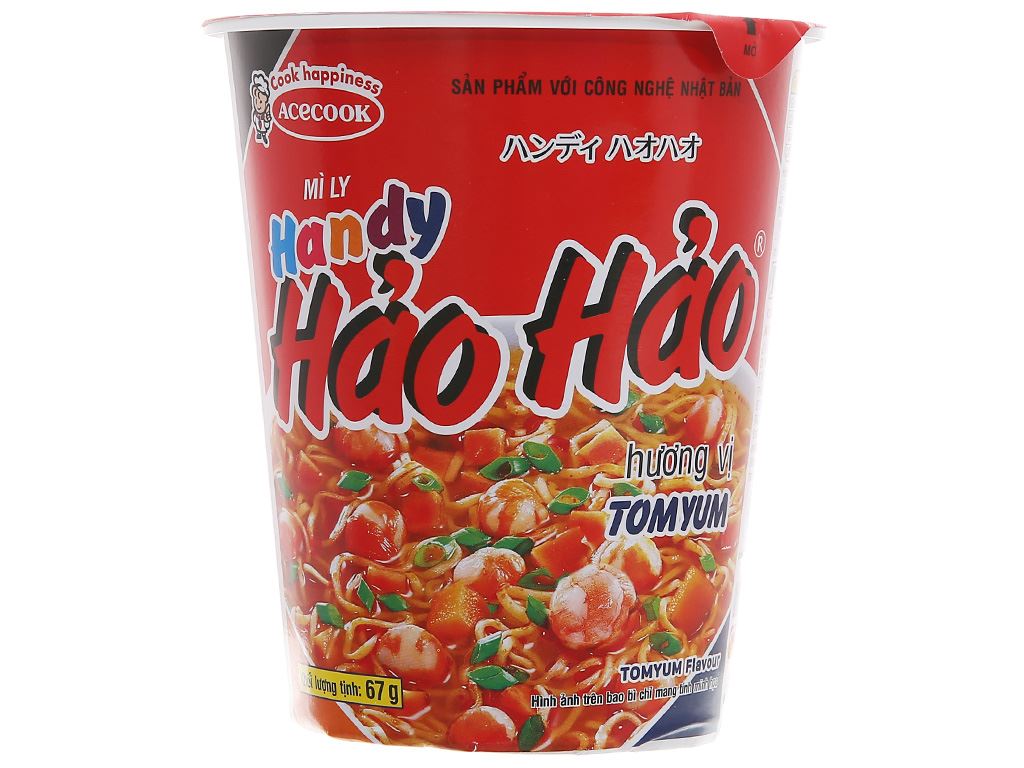 Thùng 12/24 ly mì hảo hảo tomyum ly 67g -