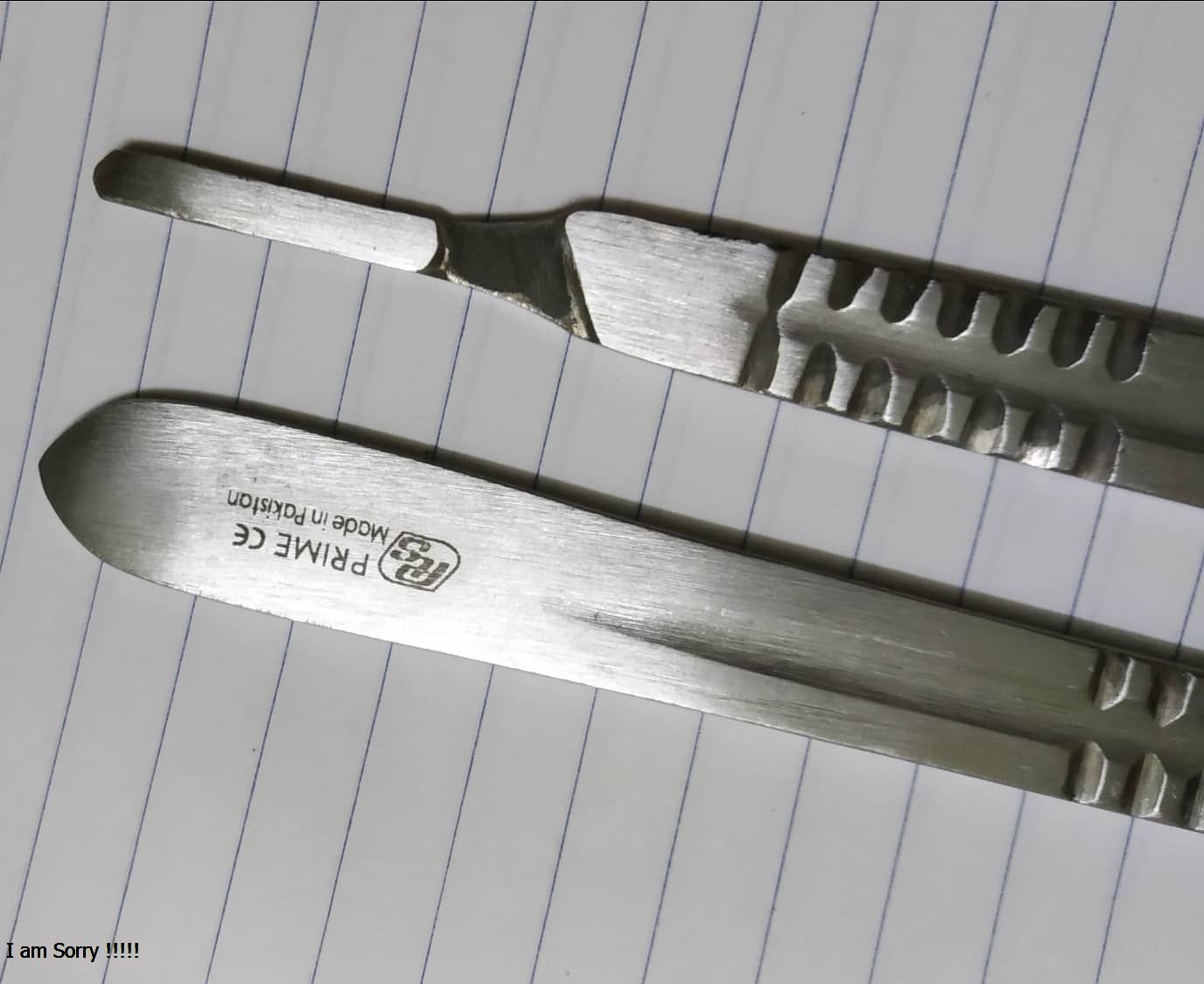 Cán dao số 3 và số 4 bằng thép không rỉ - Hàng chính hãng Pakistan