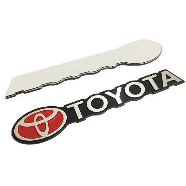 Tem Chữ TOYOTA dán trang trí Ô tô cao cấp - ATDTECH