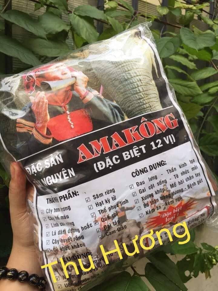 Amakong Tây Nguyên đặc biệt 12 vị | Dược liệu Đồ Ngâm - Bổ Thận Tráng Dương cho nam giới | Cùng tác dụng Mối Chúa-Mú Từn-Minh Mạng Thang-Tứn Khửn| Đồ Rừng Thu Hương [ BẢO HÀNH 1 ĐỔI 1 ]