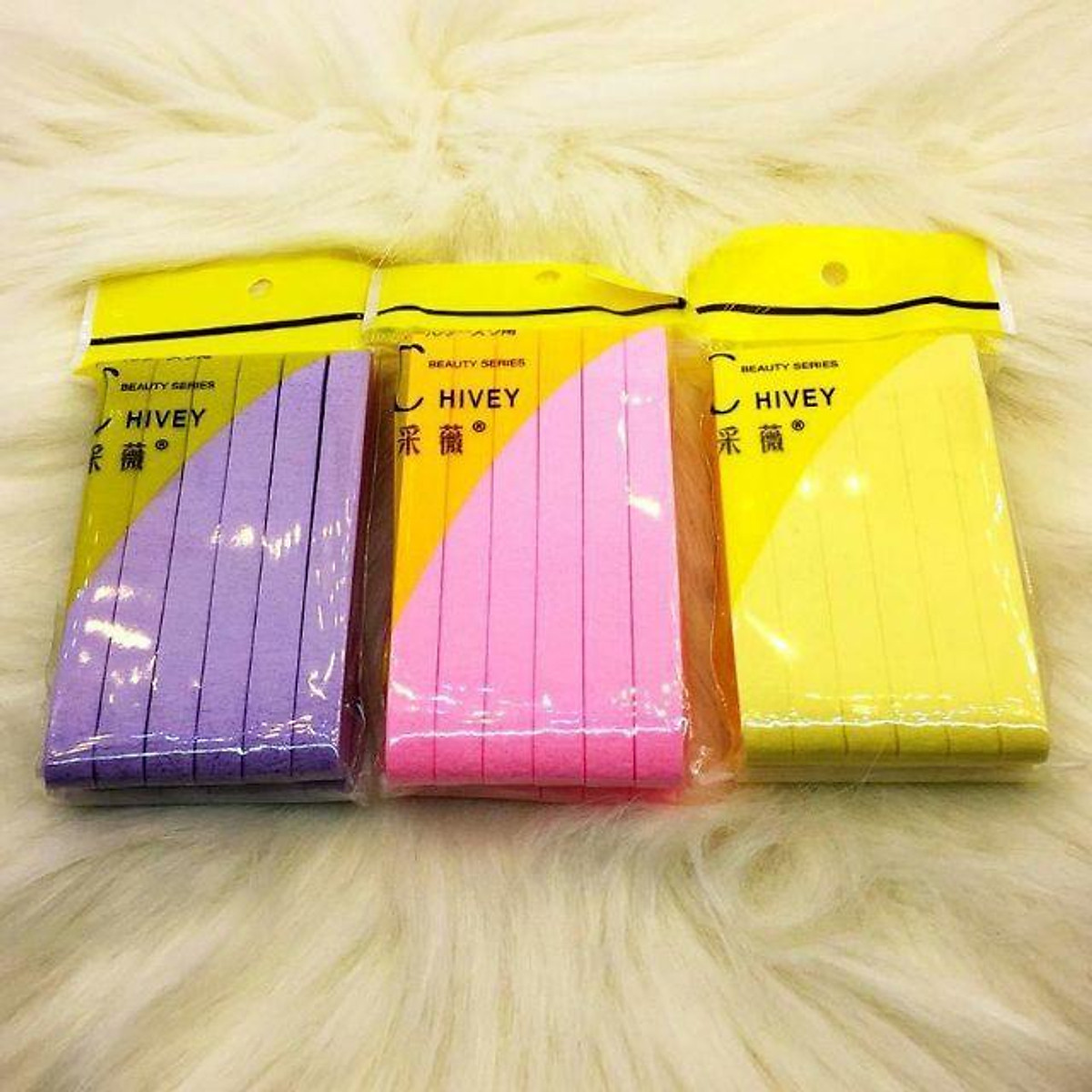 Bông nở rửa mặt bọt biển Chivey 12 miếng bông mút bọt biển 12 thanh - chính hãng Chivey