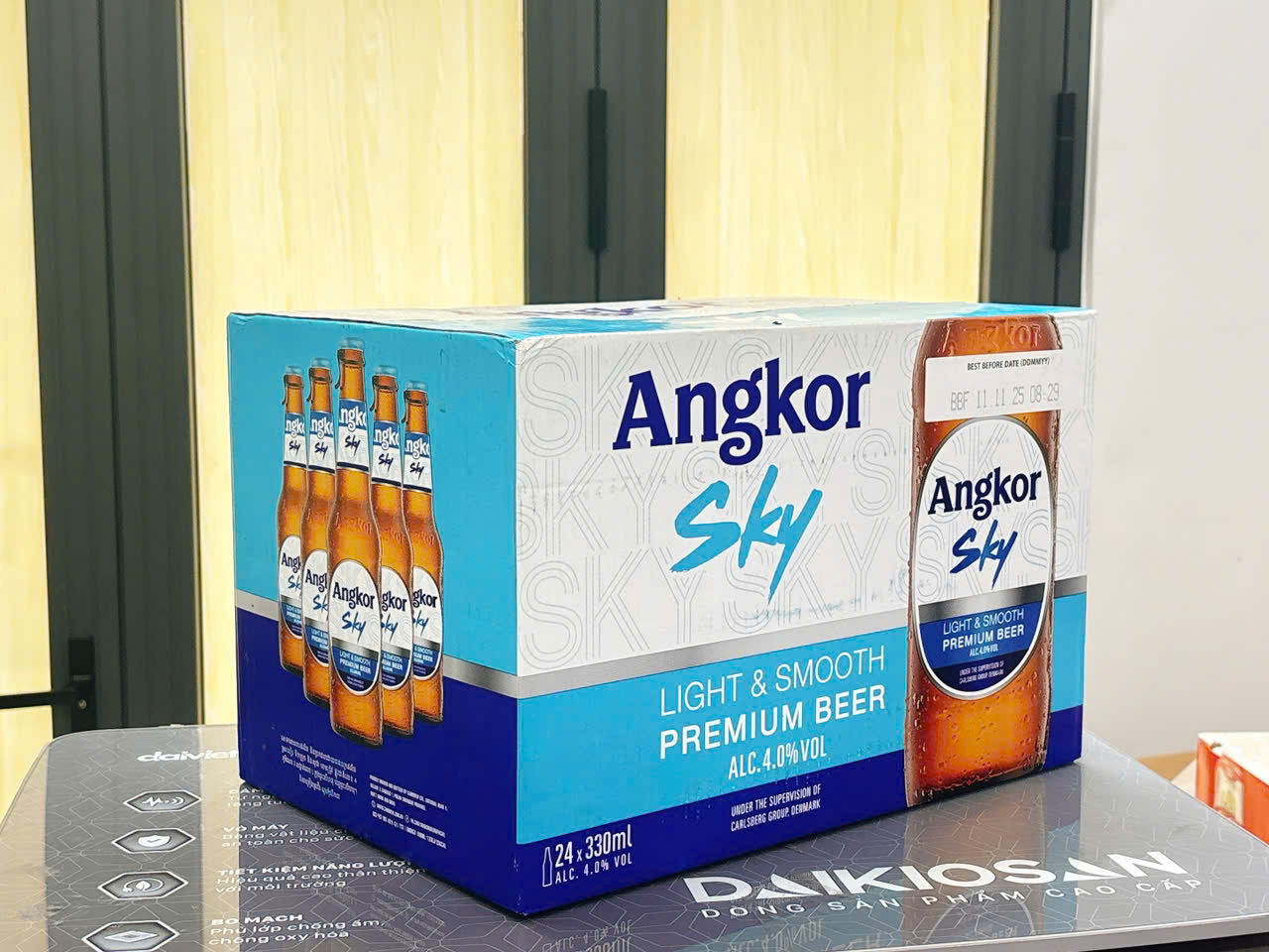 ( HỎA TỐC HCM ) - ANGKOR SKY - THÙNG 24 CHAI 330ML