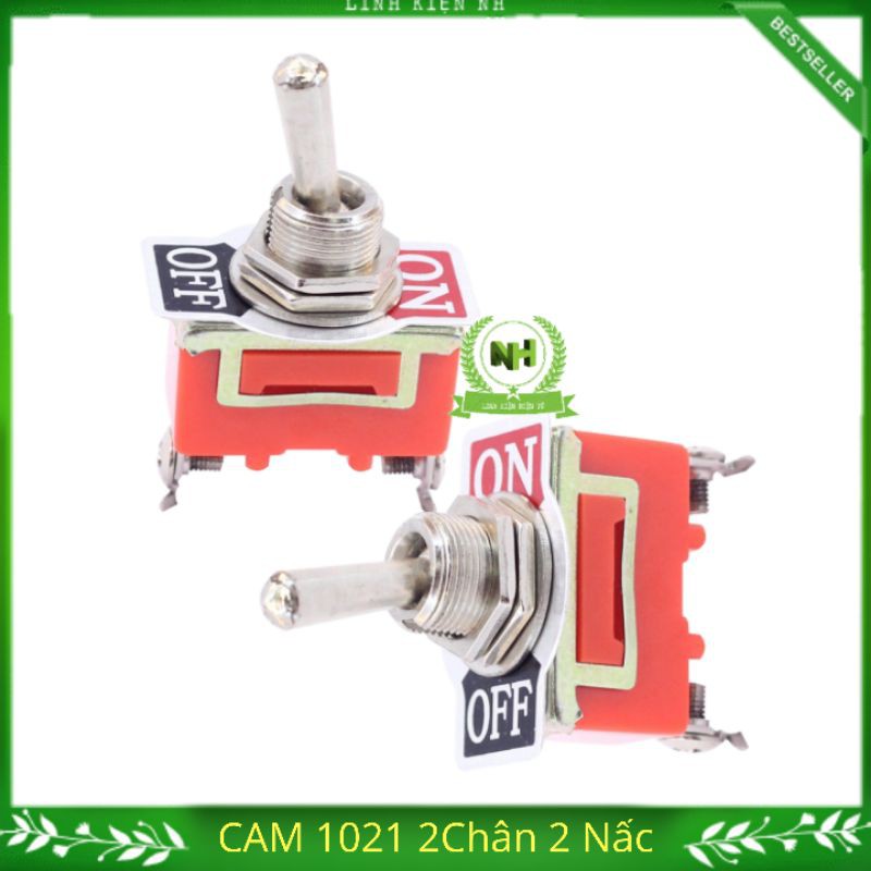 5 Chiếc Công Tắc Gạt ON-OFF 2 Chân 2 Nấc 1021 220V-15A