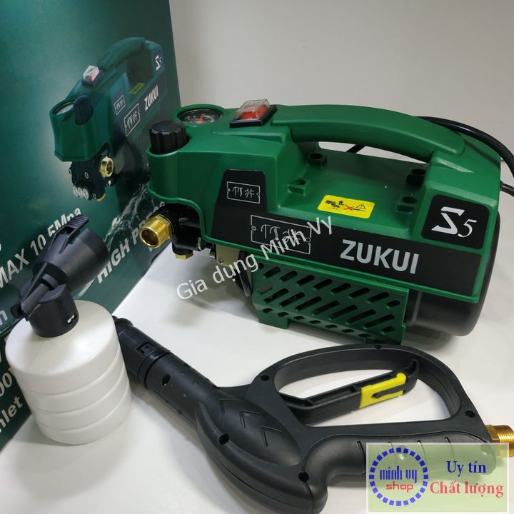Máy rửa xe zukui s5 - 3000w - có chỉnh áp lực