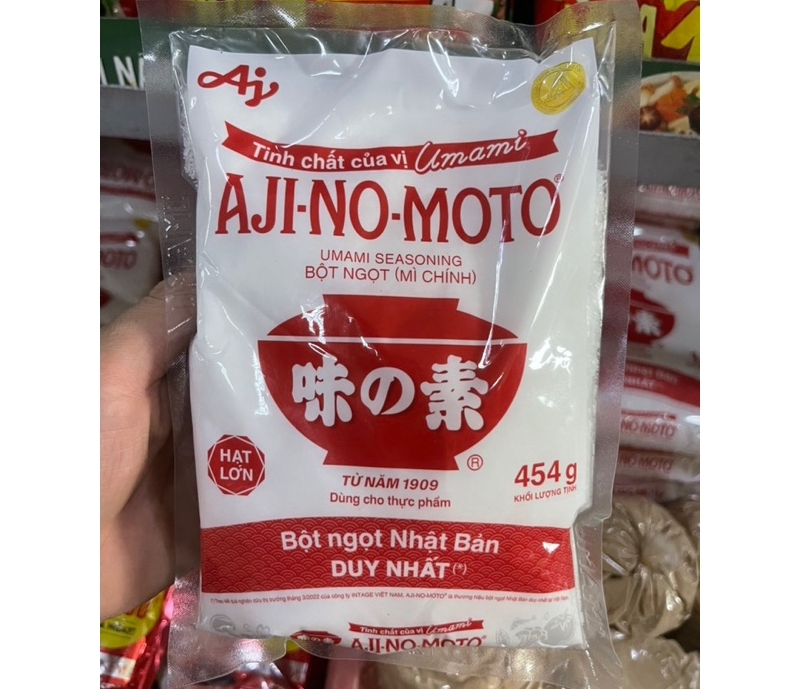 Bột ngọt Ajinomoto cánh to gói 454g