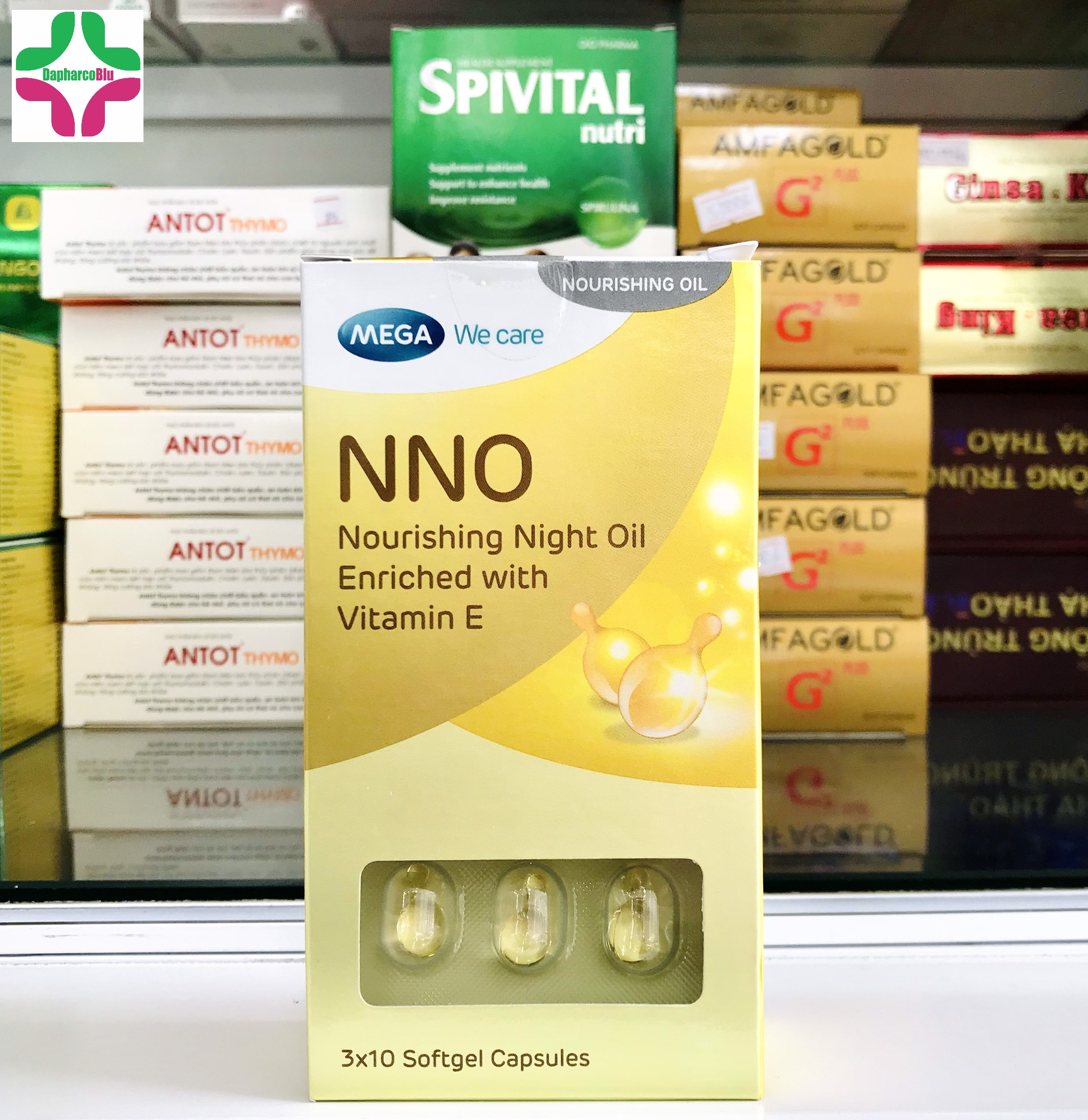 Viên serum dưỡng da ban đêm NNO Nourishing Night oil Enriched with Vitamin E