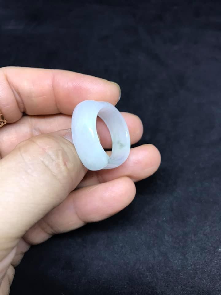 [HCM]NHẪN YÊN NGỰA NGỌC CẨM THẠCH TRẮNG