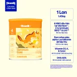 Sữa bột Vinamilk Optimum Gold 4 Hộp thiếc 1450g (cho trẻ từ 2- 6 tuổi) - Sữa công thức Chất lượng quốc tế, phát triển toàn diện
